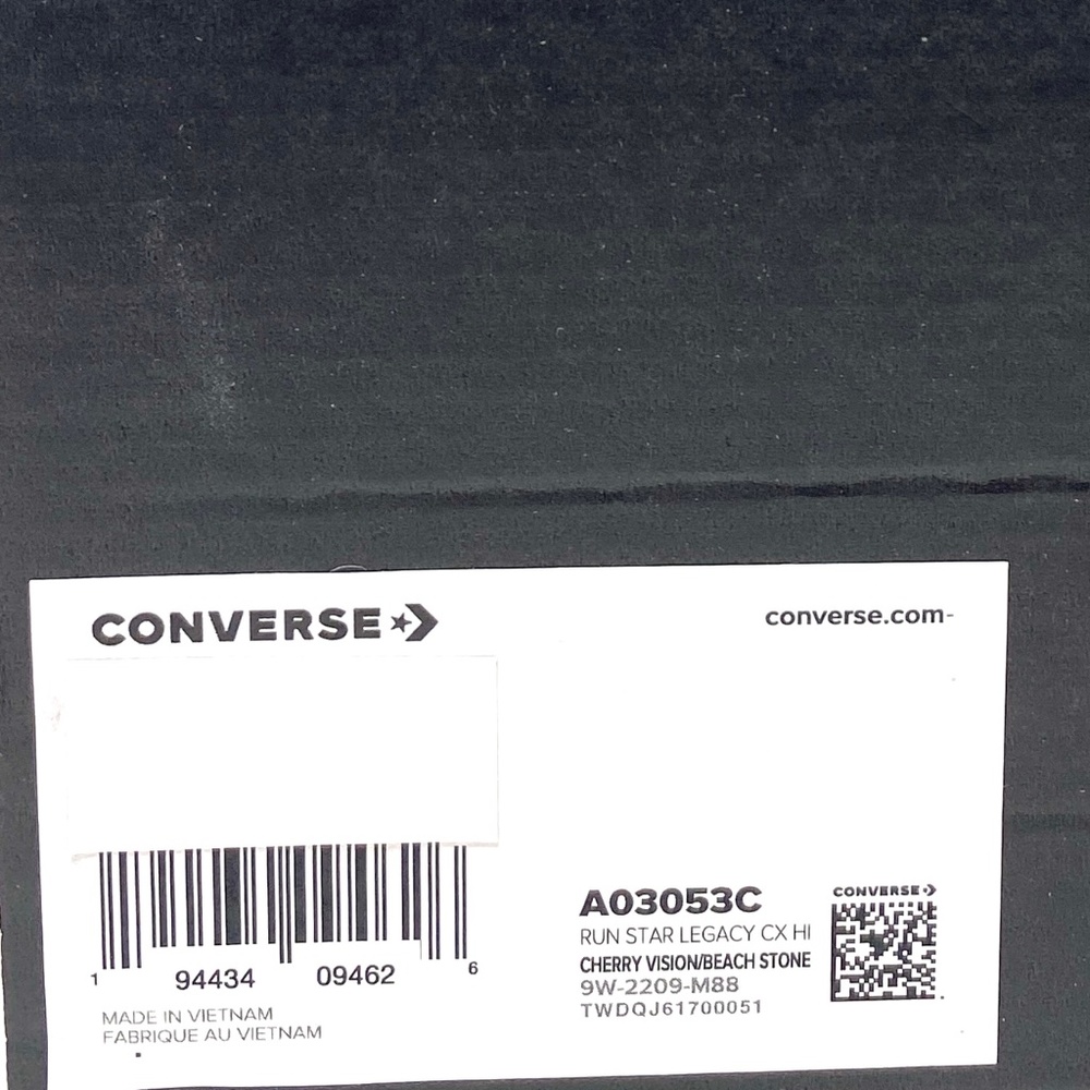 Converse Run Star Legacy CX Platform Shoes Women's Cherry Knit High Top A03053C - Picture 10 of 11
